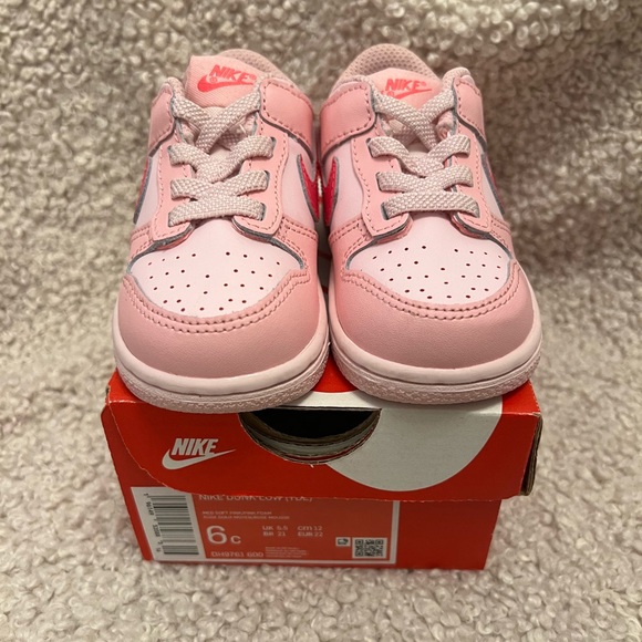 Toddler Nike Dunk Triple Pink 6 - Picture 4 of 7